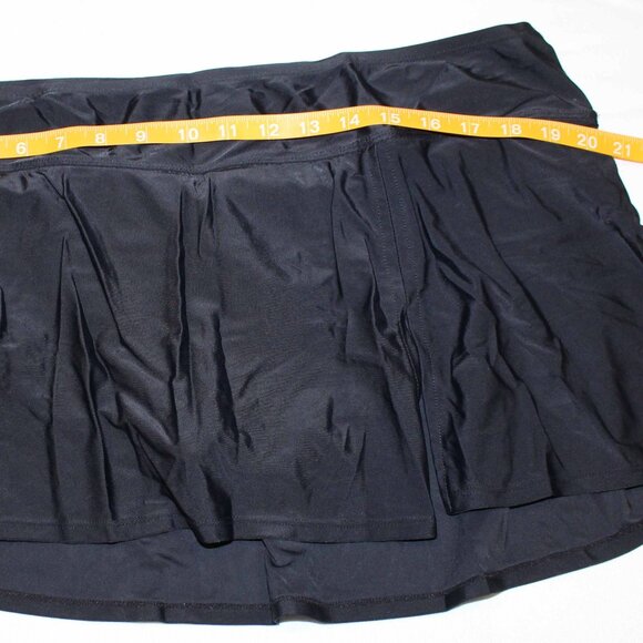 Black Pure Energy Swim Skirt - Sz 2X - Picture 1 of 4